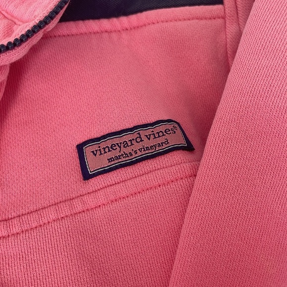 Vineyard Vines Pink and Navy Pullover - Picture 5 of 7